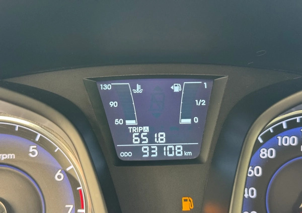 Hyundai ix20 cena 34900 przebieg: 93108, rok produkcji 2013 z Michałowo małe 466